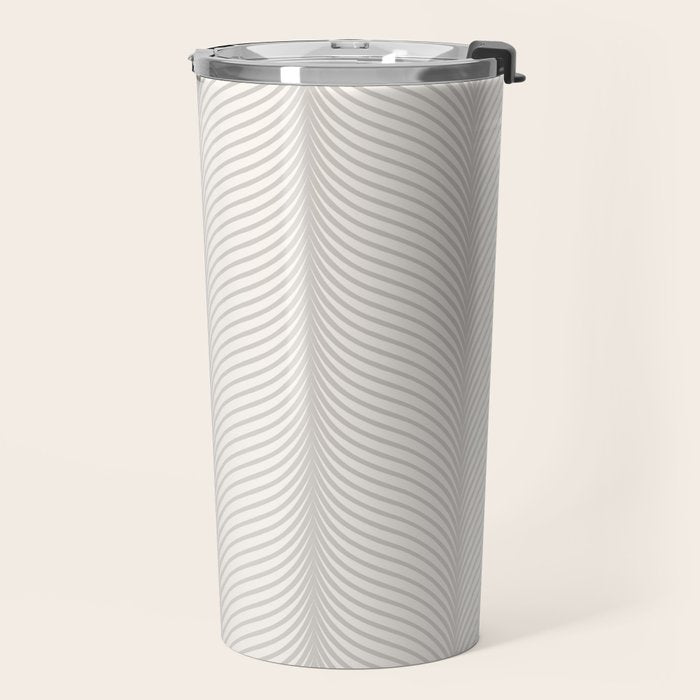 Elysian XVII Grey White Travel Mug Gallery Image 2