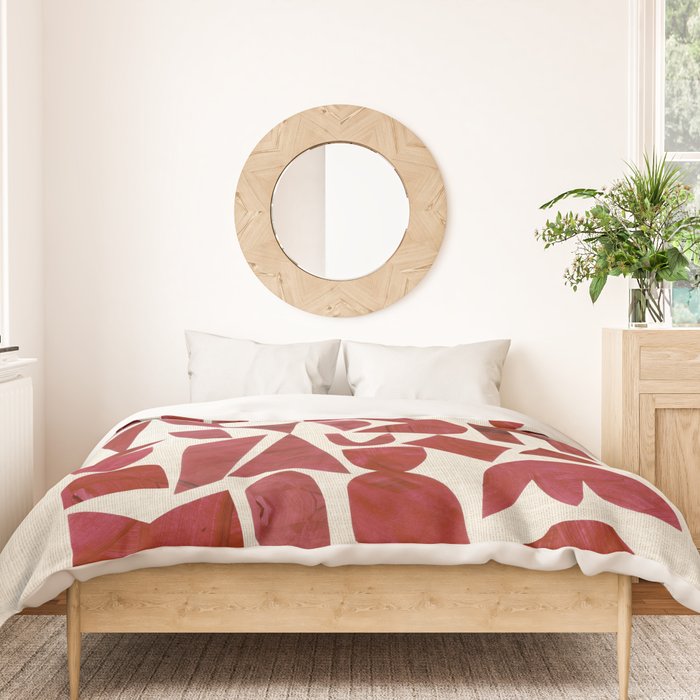 Crimson Ascend Duvet Cover Gallery Image 3