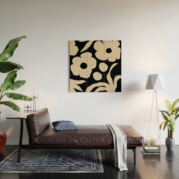 Floral six Wood Wall Art Gallery Image 2