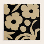 Floral six Wood Wall Art Gallery Image 1
