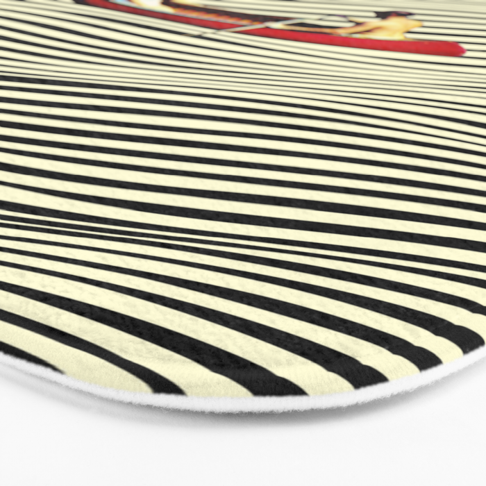 Illusionary Boat Ride Bath Mat Gallery Image 3