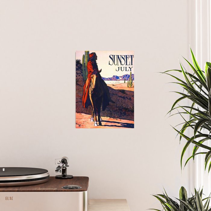 Maynard Dixon Sunset July Poster Gallery Image 2