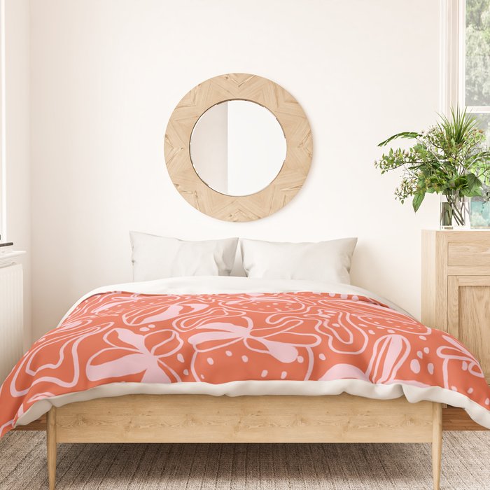 Red and pink strawberries Duvet Cover Gallery Image 3