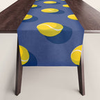 BALLS Tennis - hard court - pattern Table Runner Gallery Image 1