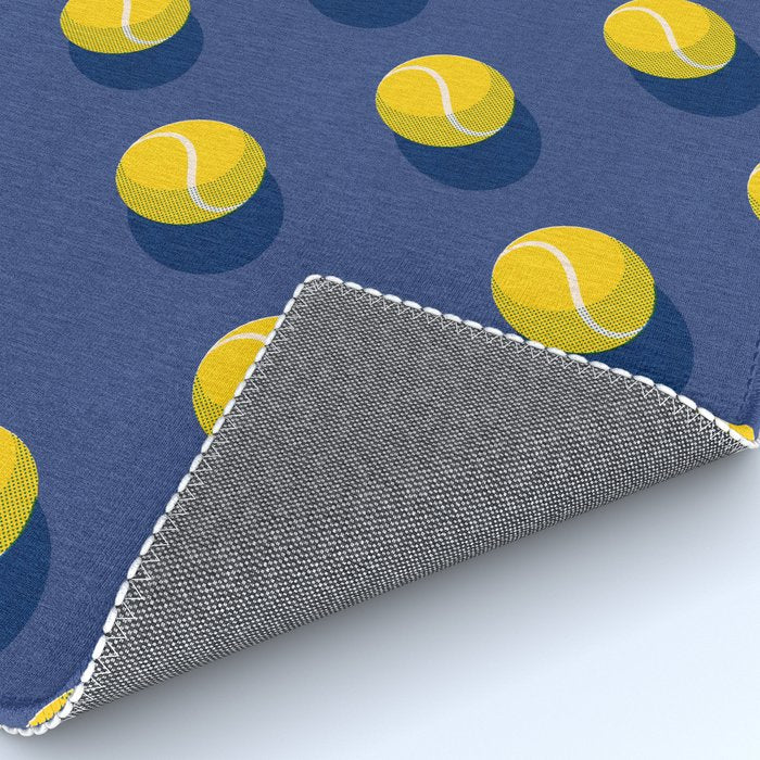 BALLS Tennis - hard court - pattern Rug Gallery Image 4