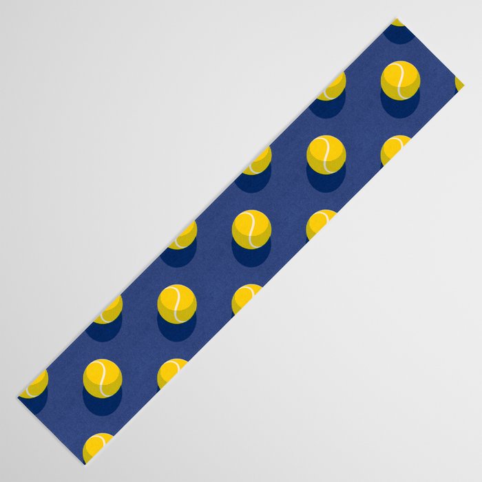 BALLS Tennis - hard court - pattern Table Runner Gallery Image 3