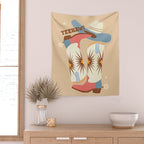 Yeehaw! Cowboy Boots Wall Tapestry Gallery Image 2