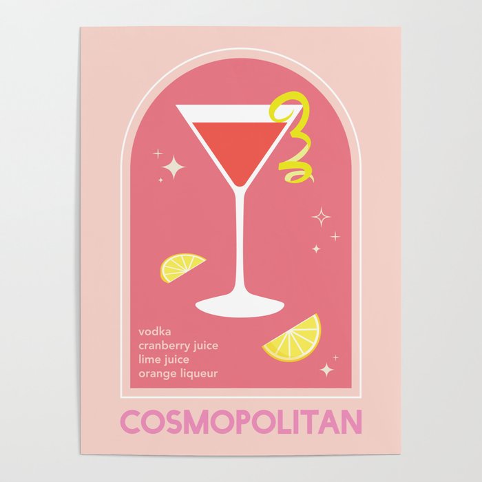 Cosmopolitan Cocktail Poster Gallery Image 1
