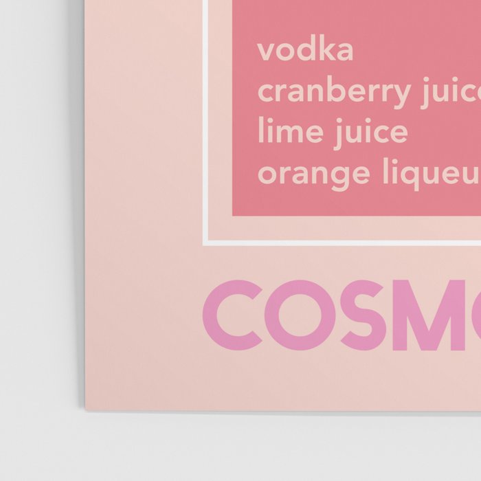Cosmopolitan Cocktail Poster Gallery Image 3