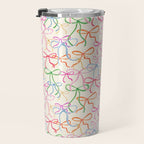 Colorful Coquette Bows  Travel Mug Gallery Image 3