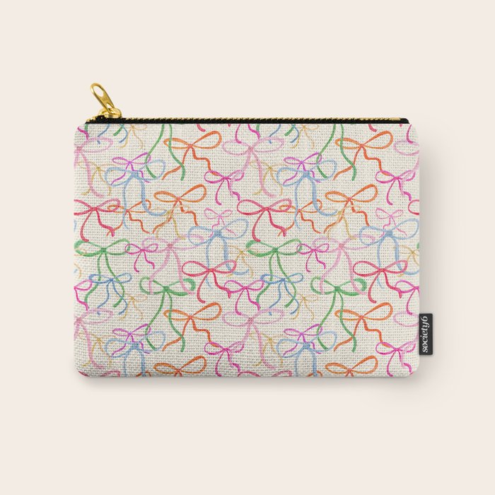 Colorful Coquette Bows  Carry All Pouch Gallery Image 1