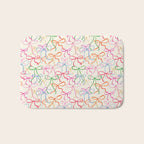 Colorful Coquette Bows  Bath Mat Gallery Image 1