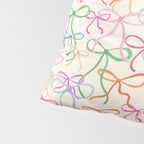 Colorful Coquette Bows  Pillow Sham Gallery Image 4