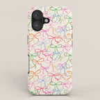 Colorful Coquette Bows  iPhone Case Gallery Image 1