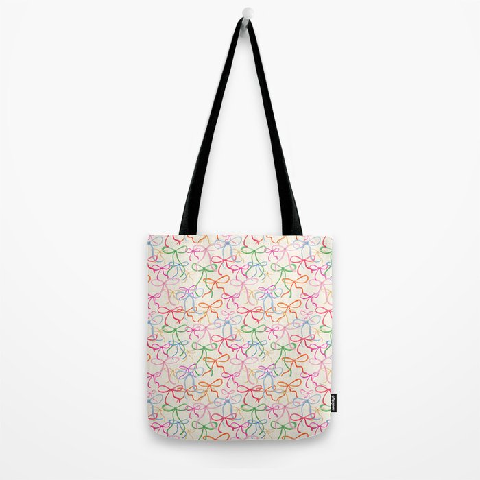 Colorful Coquette Bows  Tote Bag Gallery Image 2