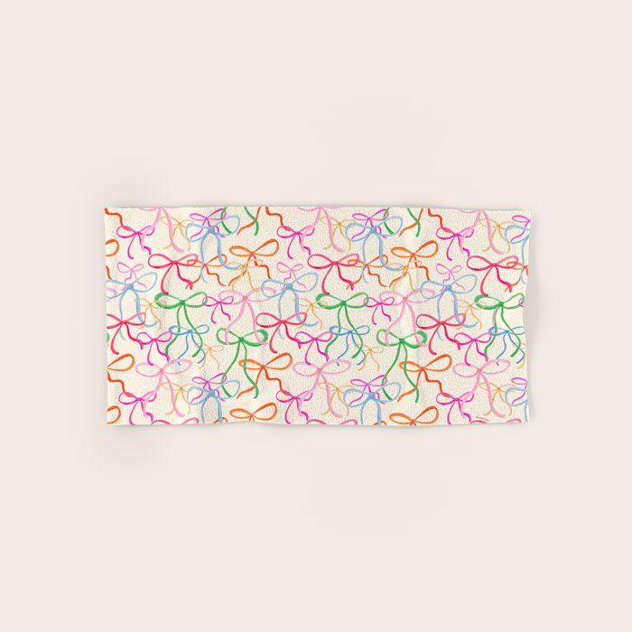 Colorful Coquette Bows  Bath Towel Gallery Image 1