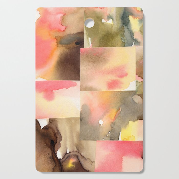 Watercolor Abstract composition 1 Cutting Board Gallery Image 1