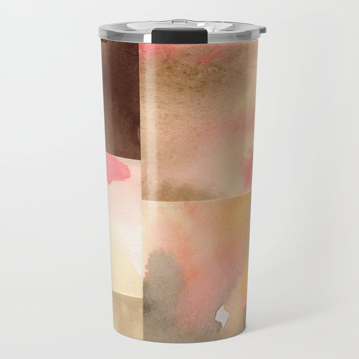 Watercolor Abstract composition 1 Travel Mug Gallery Image 1