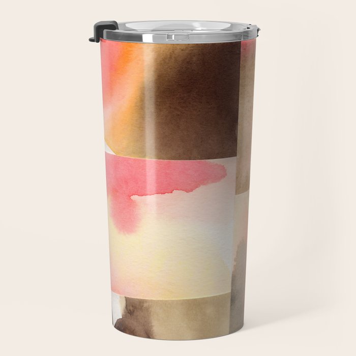Watercolor Abstract composition 1 Travel Mug Gallery Image 3