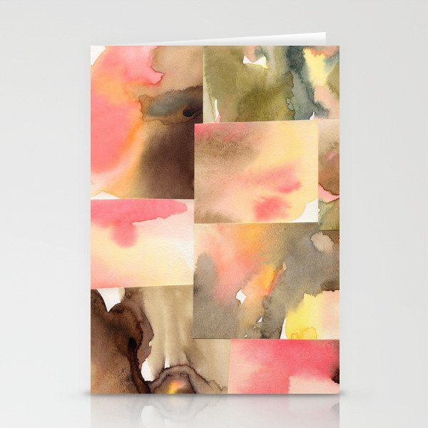 Watercolor Abstract composition 1 Stationery Card Gallery Image 2