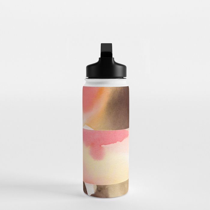 Watercolor Abstract composition 1 Water Bottle Gallery Image 3