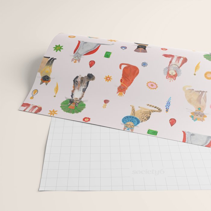 Cat Queens Wrapping Paper Gallery Image 2