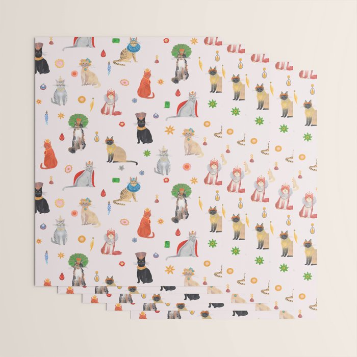Cat Queens Wrapping Paper Gallery Image 3