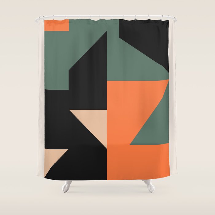 Abstraction 16 Shower Curtain Gallery Image 1