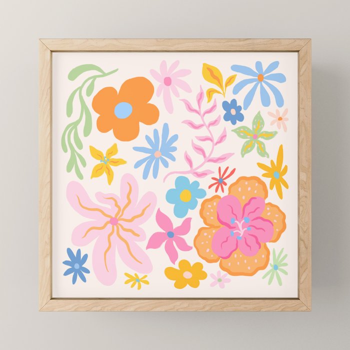 Candy Flowers Mini Art Print Gallery Image 1