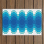 Echoes - Ocean Outdoor Rug Gallery Image 1