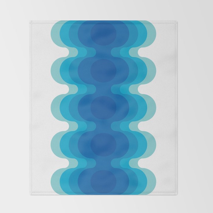 Echoes - Ocean Throw Blanket Gallery Image 2