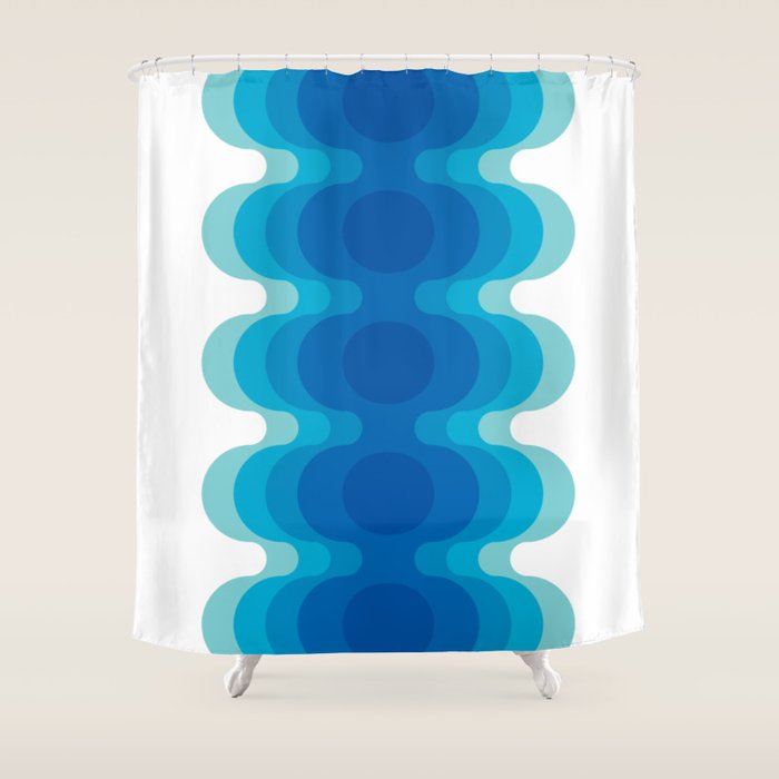 Echoes - Ocean Shower Curtain Gallery Image 1