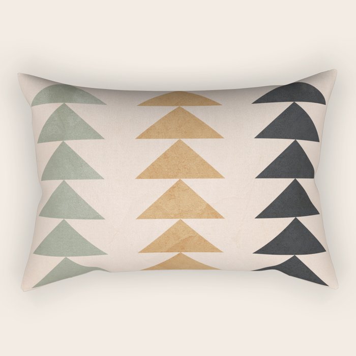 Minimal Geometric 32 Rectangular Pillow Gallery Image 2