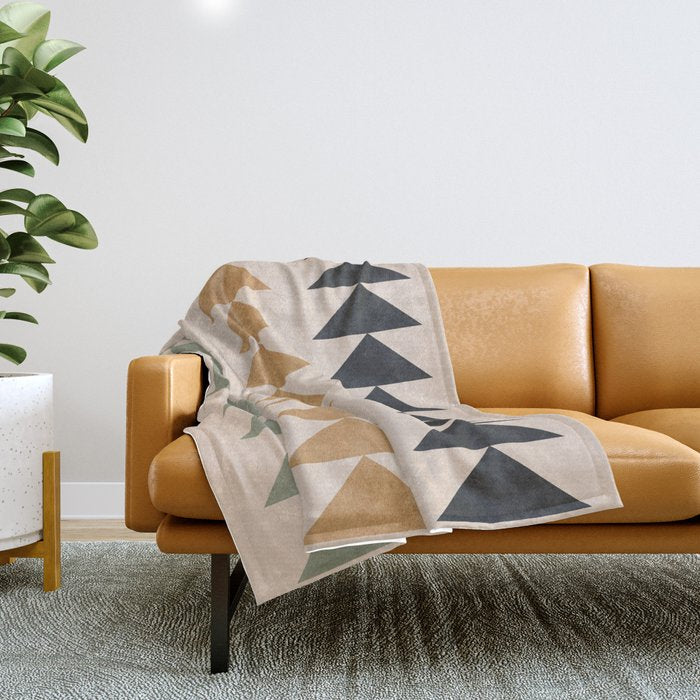 Minimal Geometric 32 Throw Blanket Gallery Image 1