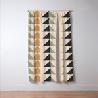 Minimal Geometric 32 Window Curtain Gallery Image 3