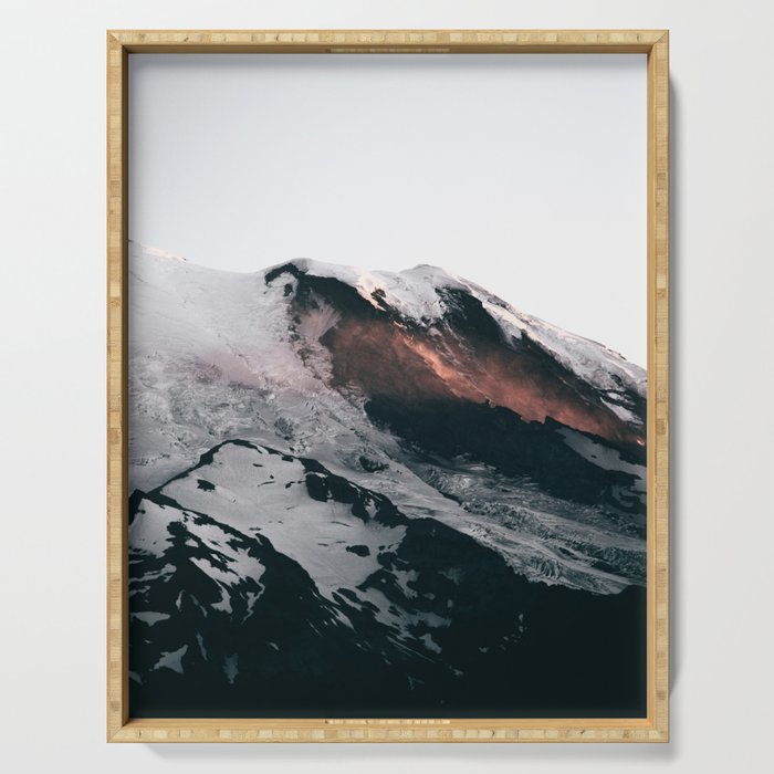 Mount Rainier III Serving Tray Gallery Image 1