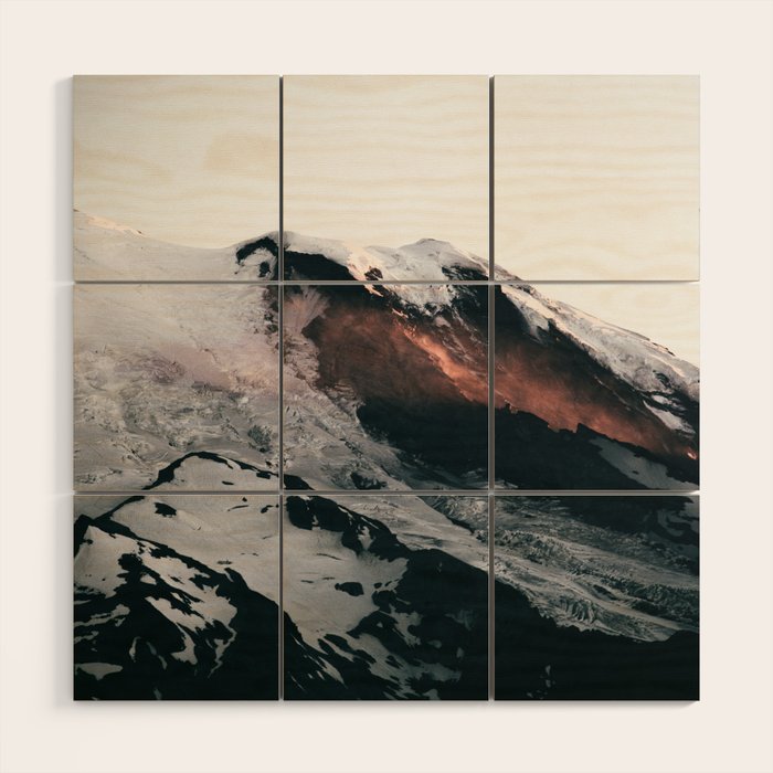Mount Rainier III Wood Wall Art Gallery Image 1