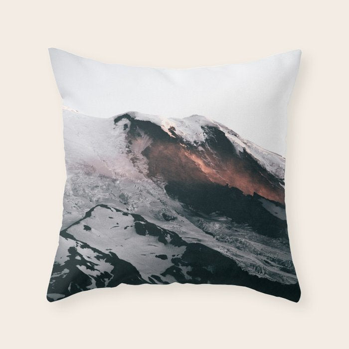 Mount Rainier III Throw Pillow Gallery Image 6