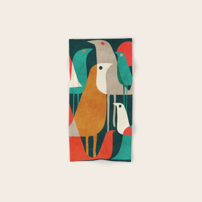 Flock of Birds Bath Towel Gallery Image 1