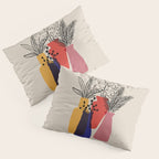 Cat and Plant 66 Pillow Sham Gallery Image 3