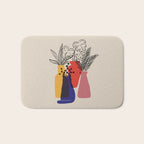 Cat and Plant 66 Bath Mat Gallery Image 1