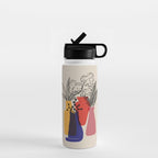Cat and Plant 66 Water Bottle Gallery Image 1