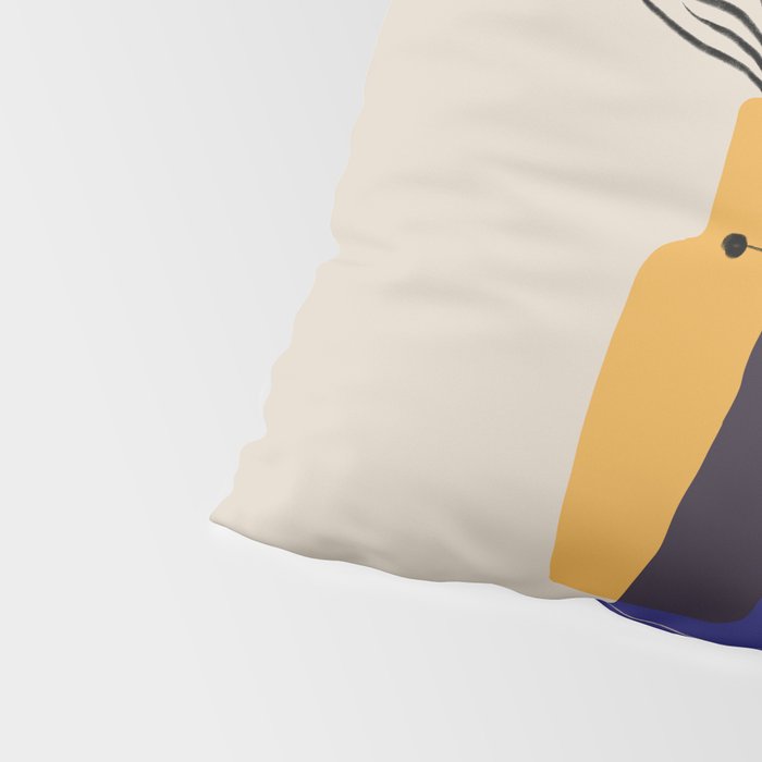 Cat and Plant 66 Pillow Sham Gallery Image 4