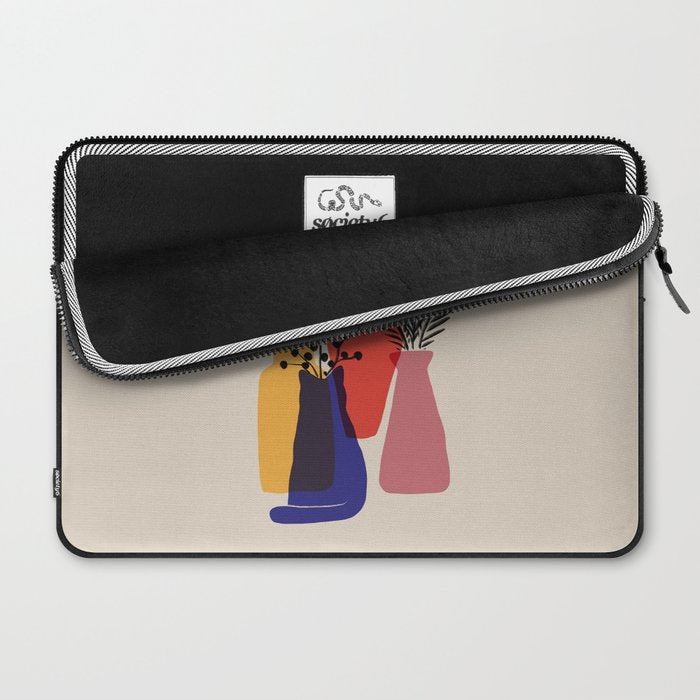 Cat and Plant 66 Laptop Sleeve Gallery Image 2