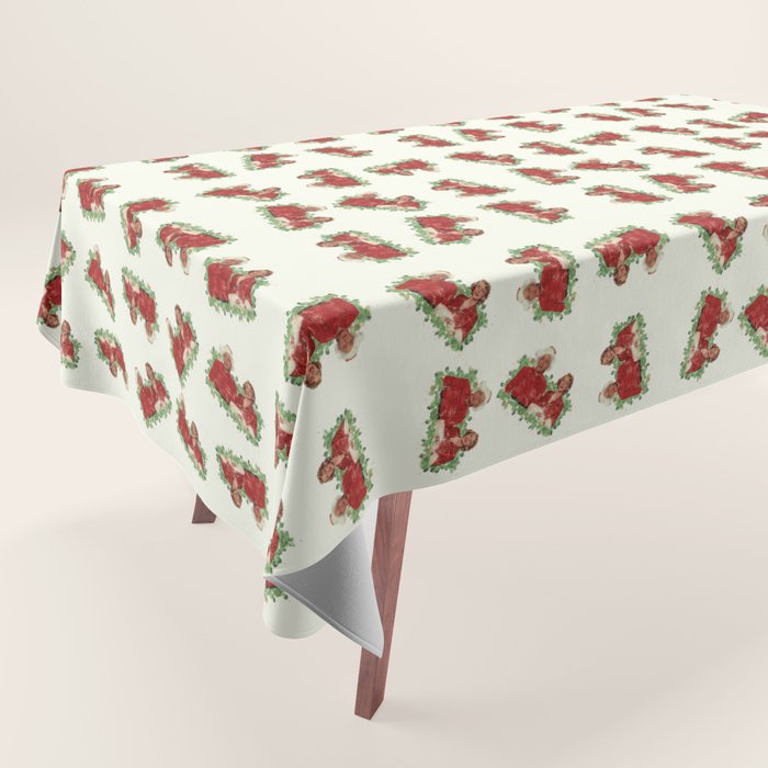 Bob & Betty (White Christmas) Tablecloth Gallery Image 1