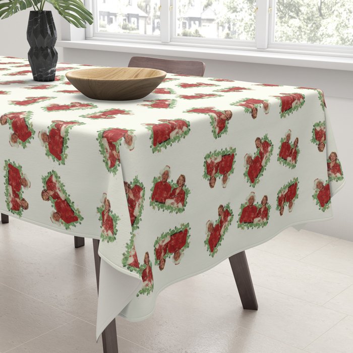 Bob & Betty (White Christmas) Tablecloth Gallery Image 3