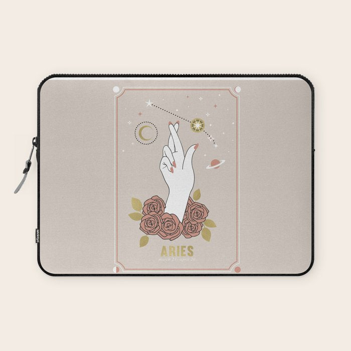 Aries Zodiac Series Laptop Sleeve Gallery Image 1