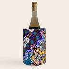 Authentic Aboriginal Art - Discovering Your Dreams Wine Chiller Gallery Image 3