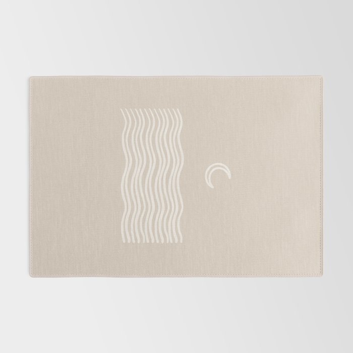 moon over water - neutral Rug Gallery Image 2