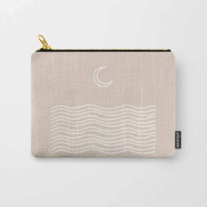 moon over water - neutral Carry All Pouch Gallery Image 1